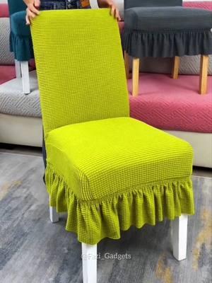 Elastic Chair Cover Purchase Link in bio #foryoupage #besthomeitems #viral_video #viral #fyp #gooditems #foryou 