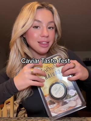 Costco caviar is confirmed delicious #costcocaviar #caviartastetest #cavierreview #affordablecaviar 