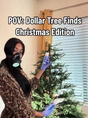 A frosted tree wasn’t in my budget, so I went to @Dollar Tree  Baddie on a budget tings, get like me 🤑😭 #fyp #viralvideos #dollartreechristmasdecor #dollartreefinds #christmasdiydecorations #wigwednesday