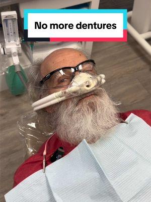 Eat what you want #allon4 #allon6 #allonx #dentalimplants #teethin24hours #teethinaday #allonfourdentalimplants #allonfour #texassedationdental #dentures #snapindentures #ultimatesmile #minidentalimplants #implantteeth #zirconiacrown 