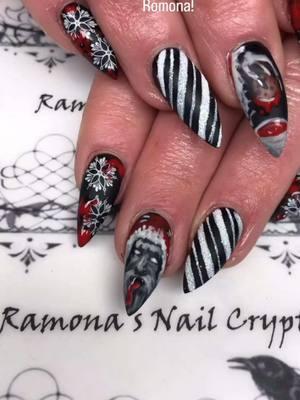 Arch Rival Nails very own award-winning master educator, Ramona, Hales! She certainly can teach me a thing or two!  #amberthenailwhisperer #archrivalnails #ramonasnailcrypt #nailart 