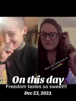 #onthisday i totally forgot today was the day i finally got off parole lets gooooo @JessiLeigh #felon #prison #parole #nomorelockeddoors 