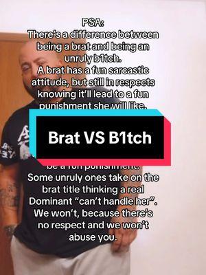 #dominant #domsubrelationship #primaldom #brattamer #sadistdom #sadistdom #dominantbreed #domsublife #domsub #brat #brattysub #brattysubs #funpunishment 