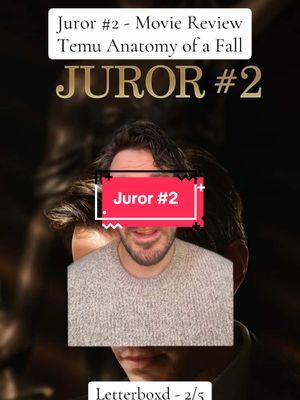 The climax is a Google search 🪦🪦🪦 Juror # 2 is half baked, deeply unserious, and a terrible potential end to the career of Clint Eastwood. Nicholas Hoult and Toni Collette are good here, many other actors are struggling to make this work. Boring script, boring visuals, boring story. Letterboxd - 2/5. #movie #clinteastwood #moviereview #film #movietok #letterboxd 
