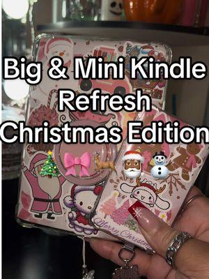 Kindle refresh Merry Christmas 🎁🎄 🎅🏾🎀🦌⛄️ #minikindle#kindlepaperwhite#kindlerefresh#decoratewithme#BookTok#amazonfinds#kindle#asmr#ereader#pursekindle#christmasdecorating