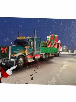 Merry Christmas from all of us at Kaiser Transport 🎅🏼 #kaisertransport #truckdrivers #truckdriversoftiktok #longhaul #longhauler #ltl #Peterbilt #peterbiltgang #flatbedder #stepdecklife #truckerlife #merrychristmas🎄 