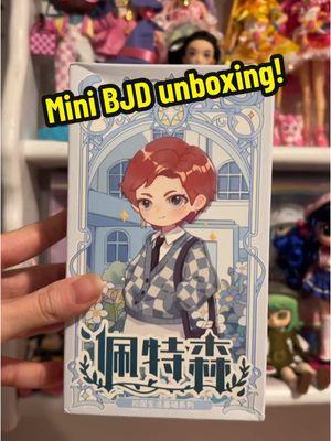 Unbox this cute little mini BJD doll with me! #bjd #bjddoll #blindbox #calembou #TikTokShop #dollreview #toyreview #dollunboxing #unboxwithme #toyunboxing #cute #minidoll #collection #dollcollector #dolltok 