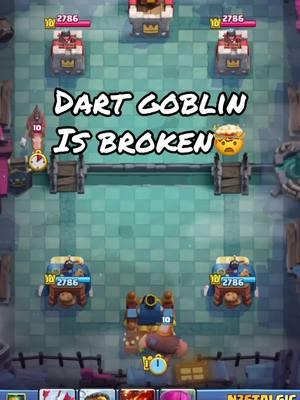 Dart Goblin Is So Brainless🤯😶‍🌫️  #dartgoblin #cr #clashroyale #clash #clashofclans #supercell #mobile #mobilegame #videogame #videogames #game #games #midladder #arena 