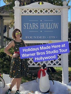 Spend a day in Stars Hollow aka the town from the television series Gilmore Girls with your favorite Soda Shoppe Girl! ❄️ Warner Bros. Studio Tour Hollywood went “all in” on Holidays Made Here - check it out! 🍿  @Gilmore Girls #wbstudiotourhollywood @warnerbrostv  Jessica’s look 😎👗 @goodr @Moon Child Trinkets @MissLulo @Toyz N Fun @Loungefly  #holidaysmadehere #gilmoregirls #lukesdiner #hosted #studiotour #thingstodoinlosangeles #wbstudiotour #travel #traveltips