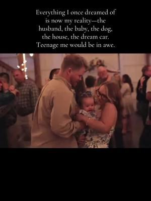 Sometimes, I have to stop and remind myself just how far I’ve come. There was a time when all I had were dreams—dreams of love, a family, a home, and all the little details that make life beautiful. Now, I look around and see it all: the husband who loves me, the baby who lights up my world, the dog who’s always by my side, the house we’ve made a home, and even the dream car teenage me had pinned to her vision board. It’s not always perfect, and life is never without challenges, but this journey is everything I hoped it would be. Teenage me would be so proud of how far we’ve come. Here’s your reminder to dream big because one day, those dreams might just become your reality. ✨ #GratefulHeart #DreamsComeTrue #FromDreamToReality #FamilyFirst #MyHappyPlace #BlessedBeyondMeasure #GoalsAchieved #KeepDreaming #LifeIsBeautiful #ProudMoment
