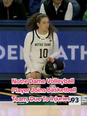 👀 Notre Dame VOLLEYBALL Player Joins BASKETBALL Team, Due To Injuries | 1st Moments On Court |  Support me through Patreon to keep my channel going, monthly memberships starting at $3!
 https://www.patreon.com/womenhooping |
 #fypシ゚viral  #fyp  #fypシ  #fypage  #fypageシ  #foryou  #foryour  #foryoupage  #foryourpage  #viral  #viralvideo  #viraltiktok  #tiktokviral  #tiktok  #basketball  #basketball🏀  #basketballtiktok  #tiktokbasketball  #bball  #bballtiktok  #wbb  #womensbasketball  #girlsbasketball  #ncaa  #ncaaw  #ncaawbb  #ballislife  #ballislife🏀  #basketballislife  #collegebasketball  #WNBA  #NBA  #nfl  #highlights  #basketballhighlights #lsu #lsutigers #geauxtigers #kimmulkey #lsuwbb #lsuwomensbasketball #flaujae  #flaujaejohnson  #angelreese #haileyvanlith #caitlinclark #uconn #huskies #uconnhuskies #gohuskies #uconnwbb #uconnwomensbasketball #paige #bueckers #paigebueckers #paigebuckets #azzi #azzifudd #hvl #iowahawkeyes   #technicalfoul #intentionalfoul #southcarolina #genoauriemma #usc #uscwbb #southcarolinawbb #southcarolinawomensbasketball #duke #bluedevils #dukebluedevils #dukewbb #chloekitts #milaysia #fulwiley #milaysiafulwiley #espn #longhorns #texas #texaslonghorns #texaswbb #texaswomensbasketball #ucla #bruins #gobruins #uclabruins #arkansas #razorbacks #gohogs #arkansasrazorbacks #juju #jujuwatkins #usctrojans #trojans #kikirice #celestetaylor #ohiostate #ohiostatebuckeyes #buckeyes #tcu #hornedfrogs #tcuhornedfrogs #tcuwbb #sedonaprince #stanford #cardinal #stanfordcardinal #stanfordwbb #stanfordwomensbasketball #genoauriemma #meac #MarchMadness  #marchmadness2024 #ncaatournament  #ncaaw #ncaawbb #ncaawomensbasketball #indianafever #newyorkliberty #nyliberty #seattlestorm #chicagosky #connecticutsun #losangelessparks #lasparks #washingtonmystics #phoenixmercury #dallaswings #lasvegasaces #lvaces #ajawilson #minnesotalynx #atlantadream #kamillacardoso #ajawilson #kelseyplum #dianataurasi #taurasi #usabasketball #breannastewart #cameronbrink #cambrink #sabrinaionescu #sabrina #ionescu #jadawilliams #arizonawildcats #beardown #arizonawbb #azwildcats #Arizona #Wildcats #iowahawkeyes #gohawkeyes #iowa #notredame #fightingirish #notredameirish #notredamefightingirish 