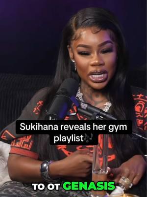 #sukihana reveals her #gym #playlist 🎶 #sukihanagoat #shirleystemple #fyp 