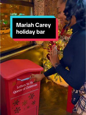 If you’re from Chicago, you know we go hard about our Christmas bars so I really had high expectations for this one especially bringing in the queen of Christmas Mariah Carey! This pop-up bar is located in the Virgin Hotel and I was very underwhelmed but everyone was super nice that worked there so I still appreciate their efforts. If this is on your list and you have other bars that you want to check out, I would definitely recommend prioritizing the other ones especially with the Christmas bars closing soon. Has anyone else checked out this bar? What are your thoughts? ##fyp##mariahcareytiktok##mariahcareychallenge##mariahcareychristmasbar##christmasbar##thingstodochicago##chicagobar##chicagochristmasbar##downtownchicago##chicagotok##chicago