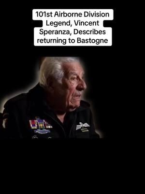 Vincent Speranza, 101st Airborne Division Veteran, Returne to Bastogne 65 years after the war #WWII #vincentsperanza #veteran #militaryhistory #101stairborne  