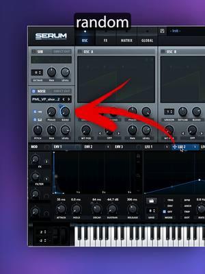 🚀 Quick way to create your own vocal stutter chops using Serum’s noise oscillator. #musicproduction #ableton #abletonlive #serum