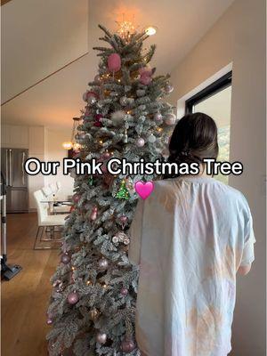 Merry Christmas Eve! Here’s our notorious Pink Tree 🩷 #christmas #christmastree #christmastreedecorating #pink #pinktree #pinkchristmastree 