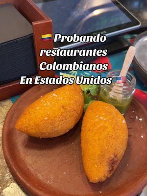 Probando restaurantes Colombianos en Estados Unidos 🇺🇸🇨🇴 me encantaron las empanadas 😍 #colombianrestaurant #colombianfood #latinaenusa #colombianaenusa #us #aupairlatina #empanadas 