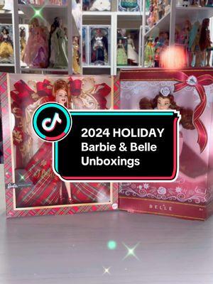 2024 Holiday Barbie & Belle Unboxings 🎁🎄🌹!  @DollModMaven #DollModMaven #ChristmasDolls #XMasDolls #HolidayTok #merrychristmas #ChristmasBarbie #ChristmasTok #BarbieHolidayDoll #BarbieChristmasDoll #BarbieStyle #Mattel #MattelCreations #DisneyDolls #DisneyHolidayDolls #BelleDoll #PrincessBelle# #DisneyChristmasDolls #Dolls #DollCore #DollRoom #DollCollector #DollCollection #DollDisplay #DollTok #Barbie #BarbieTok #BarbieCore #BarbieGirl #BarbieDolls #BarbieCollector #BarbieDisplay #BarbieCollection #BarbieGirl #BarbieCollectorDolls #fyp #ForYou #ForYourPage