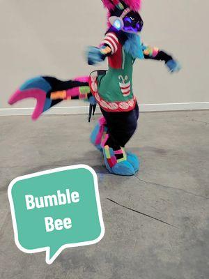 what are you asking for from Santa paws this year?  #bumblebee #bumblebeedance #protogen #knittinkittenfashion #furry #fursuit #fursuitmaker #protogenfursuit 