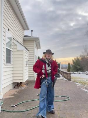 #christmaseve #fitcheck #OOTD #grwm #grandmagotrunover #grandmagotranoverbyareindeer #cowboy #western