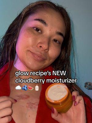 I love this formula for my keloid scars🌟☁️🫐 @Glow Recipe  definitely repurchasing when it’s gone 🤞🏼 #glowrecipe #glowrecipemoisturizer #newglowrecipe #cloudberrymoisturizer #keloid #keloidscar #keloidawareness #skincareroutine #ryanbiingham 