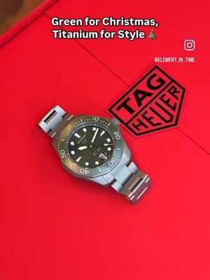 Happy Christmas Eve!  43mm Aquaracer Professional 300 Titanium  #watches #swissmade #wristwatch #luxurywatch #explore #fyp #watchaddicts #watchoftheday #diverwatch #christmas #wbp208b 