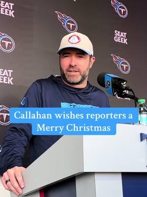 Kind note from the #Titans HC despite a rough season. #briancallahan #merrychristmas #tennesseetitans #nashville #atozsports 