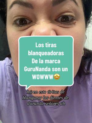 Los tiras blanqueadoras  De la marca  @GuruNanda LLC son un  WOWWW🤩 #gurunandatoothpaste #gurunandapullingoil #gurunandawhiteningstrips #whiteningstrip #yellowteeth #teethcare #teethcleaning 