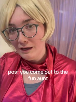 Aunt Dipsy’s got this. #aunt #auntie #dipsy #auntdipsy #funaunt #winemom #comingout #comingoutstory #comingoutday #familyreunion #familychristmas #chappellroan #kellyclarkson #kellyclarksonshow @kellyclarkson @chappell roan 