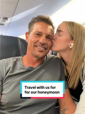 ✈️ Travel with us for our HONEYMOON!  #tiktoktravel #honeymoon #travelcouple #rvliving #agegap 