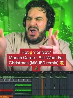 #christmas #mariahcarey #remix #reaction #majed 