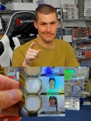 🏆 MONSTER 3 MVP TRIPLE PATCH! 🏆 Just pulled this jaw-dropping card featuring Shohei Ohtani, Mookie Betts, and Freddie Freeman from 2024 Triple Threads! Three MVPs, one incredible card—absolute perfection for collectors. 🌟 Who’s ready to chase more iconic hits like this? 🚀 Join our next live break and see what treasures await! 💥#acwcards #sportscards #baseballcards #triplethreads #toppsbaseball