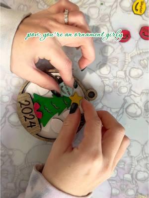 adding sentimental ornaments to everyone’s christmas tree 🎄 #christmasornament #icanmakeit #crafting #handmadegifts #ornaments #glitterdippedsips #craftersoftiktok 