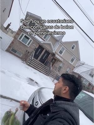 Asi llueve truene o relampaguee #comidaecuatoriana #bolon #humor #latinoenusa #newyork 