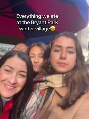 We love a good nyc Christmas touristy day😍 #fyp #bryantpark #bryantparknyc #bryantparkwintervillage #christmas #familyday 