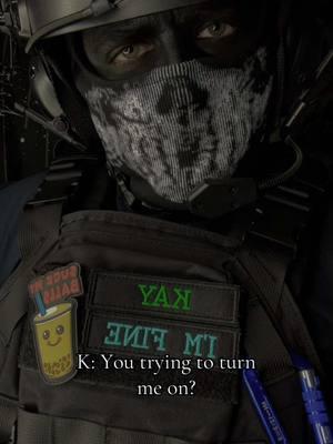 What’s that saying? “Don’t bully me, I’ll c….” #pov #ynpov #fyp #kay #greeneyes #keeganruss #cod #callofduty #maskedmen #cosplay 