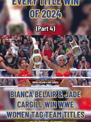 Every Title Win #WWE #nxt #wrestlingtiktok #prowrestling #WrestleMania #biancabelair #beckylynch #livmorgan #trickwilliams #dominikmysterio #fyp 