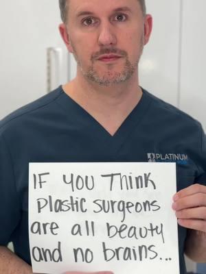 I’m here to tell you that plastic surgeons are NOT all beauty & no brains….we definitely have brains …🧠 #plasticsurgery #drcosta #plasticsurgeons #rhinoplasty #360lipo #bbl #comedy #lasvegas #christmas #plasticsurgeon #fyp #fypシ 