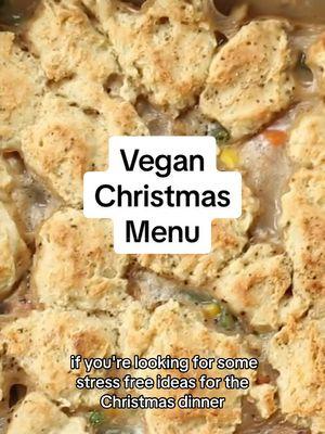 This vegan Christmas 🎄menu has several options for entrees plus a couple of sides, a gravy, and salted caramel pie for dessert 🥧. For even more vegan Christmas recipes, check out the Christmas section on the blog 🎉 😍All recipes on veganricha.com #veganchristmas #christmasmenu