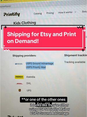 Replying to @analimarie__ Setting up your shipping in Etsy for print on demand can be confusing until you’ve done it! Hope this helps! 💖#printondemand #printondemandforbeginners #etsytutorial #etsyshipping #printify #printifytutorial #printifytoetsy Printify and Etsy Tutorial. Print on demand for beginners. 