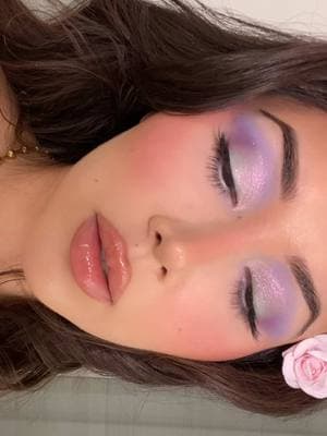 waiiiit i want to post some end of the year throwbacks 😭 from january 2024 🥺💜🌸✨ #glittereyeshadow #pinkeyeshadow #purpleeyeshadow #fairyeyeshadow #shimmereyeshadow #glittereyes #glittermakeup 