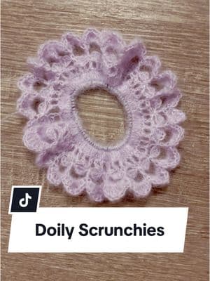 I’ve said this before but it bears repeating. I accessed the book through Hoopla with my library card and you probably can too 💜#crochet #lace #lacecrochet #scrunchies #crochetprojects 