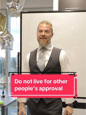 Do not live for other people’s approval. That includes your mom and your dad. 🙏🏼  #LifeAdvice #lifecoach #lifecoaching #lifelessons #lifelesson #lifetips #parents #parenting