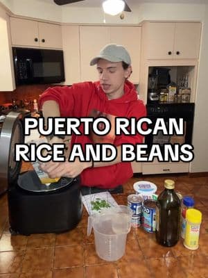 Easy Puerto Rican rice! Continuing cooking Christmas Eve dinner! #puertoricanrice #spanishrice #riceandbeans #christmasevedinner #christmaseve #ricecookerrecipes #christmas2024 