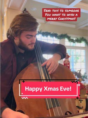 Merry Christmas Eve! Wishing everyone a warm holiday! #doublebass #doublebassplayer #merrychristmaseve #christmascarol #christmascarols #harktheheraldangelssing #happyxmas #merrychristmas2024 #happyholidays2024 #doublebasscover #holidaysongs #christmassongs 