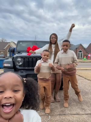 God Has blessed my family in many ways  this year as a Content Creator and here’s another to add to the list. Bought my family a 2024 Jeep Wrangler Sport🖤 #fypシ゚viral #viralcreators #jexyagency  #jeepwrangler