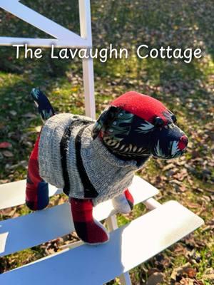 In memory of sweet puppy Parker 🐶 #lavaughncottage #lavaughncottageanimals #memoryanimals #memoryanimalsfromclothing #handmadestuffedanimal #puppysweater #puppytiktok #puppytok #handmadegifts 