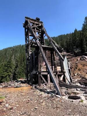 A look back at the best finds of 2024. Part 9. Rarest of the rare, a mineshaft headframe still stands with its basket still in the shaft! #pnw #offcourseexplorations #mineexploring #abandonedmine #history #lostmine #mineexploration 