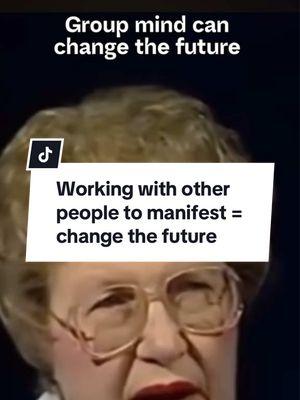 Working with other people to manifest = change the future 👀 What ways could we use this collectively now for GOOD?! #spiritualtiktok #hypnosis #dolorescannonteachings #DoloresCannon #qhht #qhhtpractitioner #spirituality #meditate #meditation #manifest #manifestation 