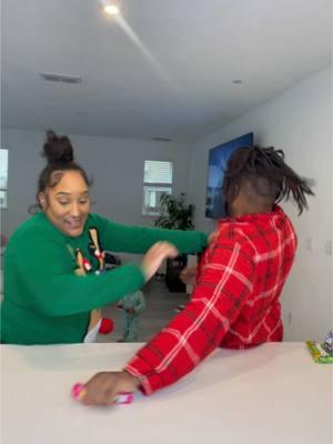 He sucks bad 😂 @Ok.oso I NEED SOME REAL COMPETITION ‼️ #christmasgames #dopeaxxpana#hairtok#fyp#foryou 